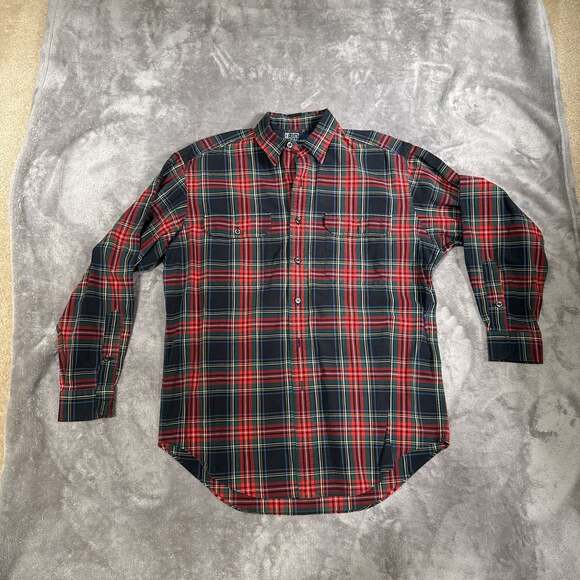 Vintage Ralph Lauren Blake Tartan Plaid Flannel Shirt - Picture 1 of 5